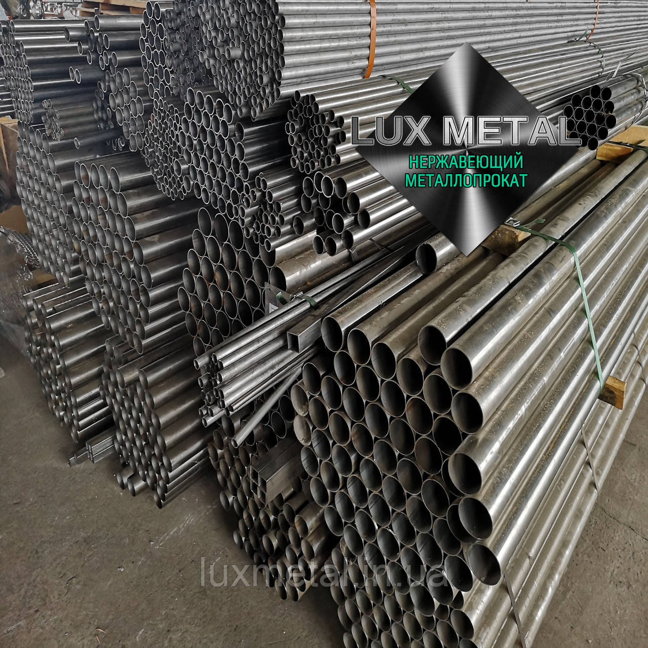 Труба нержавіюча 80x2,0 tig (Італія)AISI 304 (08Х18Н10) харчова, фото 1