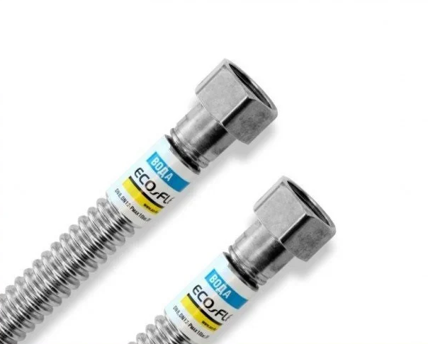 Сильфонная подводка Вода/Тепло Eco-Flex 1" ВВ, ВН (40 см)