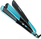 Плойка для волосся Kemei JB-KM 2209 2в1 | Щипці | Утюжек | Плойка-утюжек | Гофре, фото 3