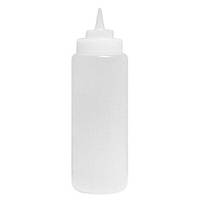 Бутылка (соусник) пластиковый для соуса 750мл (белый)Производитель Winco (США)
