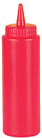 Бутылка для соуса пластиковая 375 мл (красный)Производство Johnson Rose Corp., США
