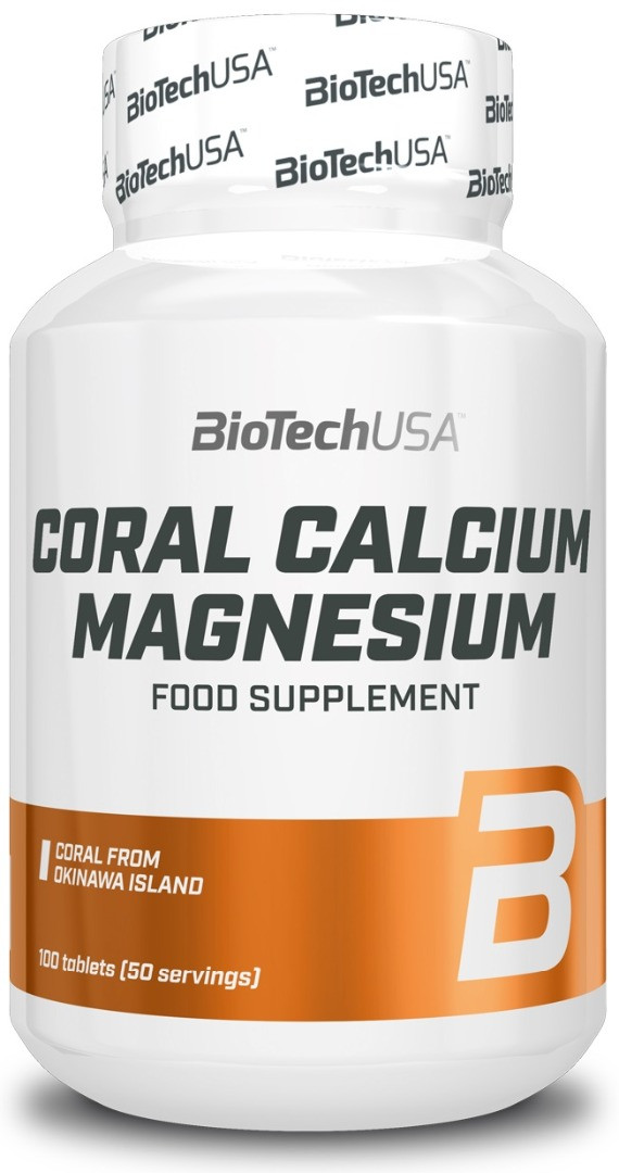 Coral Calcium + Magnesium BioTech 100 таблеток, фото 1