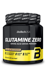 Глютамін Glutamine Zero BioTech 300 г Персиковий чай