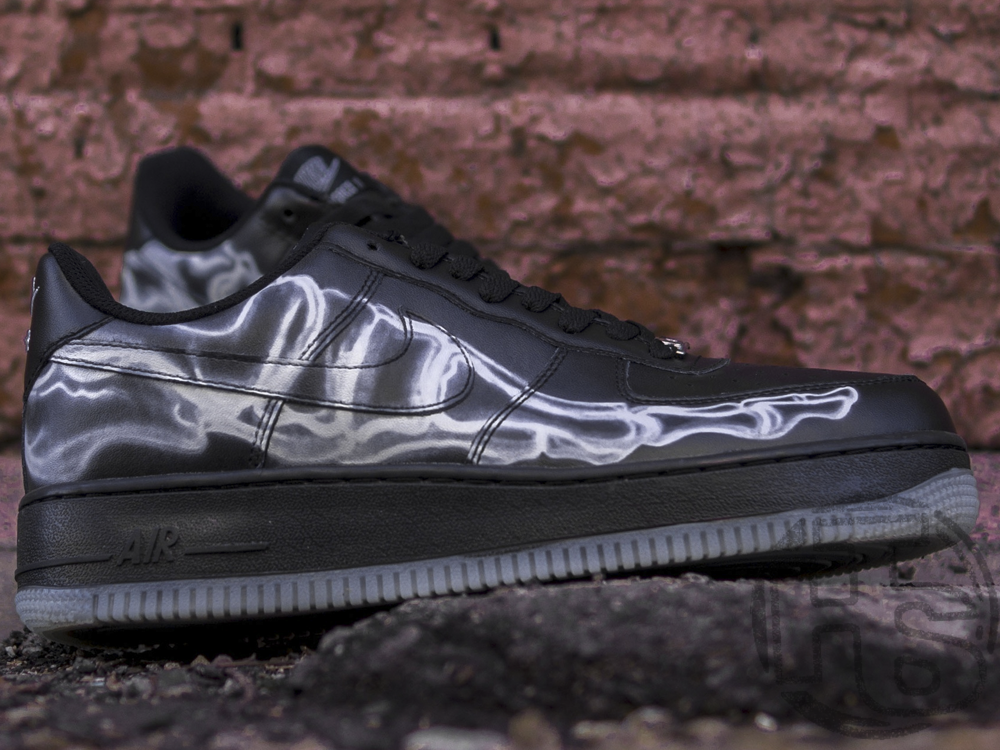 Мужские кроссовки Nike Air Force 1 Low Black Skeleton BQ7541-001 - фото 7 - id-p1131898762