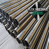 Труба нержавіюча 60,3х3,0 tig AISI 201 (12Х15Г9НД) полірована 600G дзеркальна., фото 2