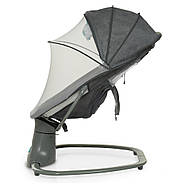 Заколисуючий центр Mastela 8105 м'ятний | колиска пульт, USB, таймер, москітна сітка, музика, льон, фото 6