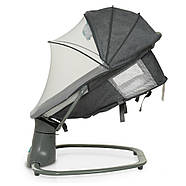 Заколисуючий центр Mastela 8105 м'ятний | колиска пульт, USB, таймер, москітна сітка, музика, льон, фото 7