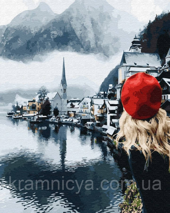 Картина за номерами Мандрівниця в Гельштате, 40х50 Brushme (GX34827)