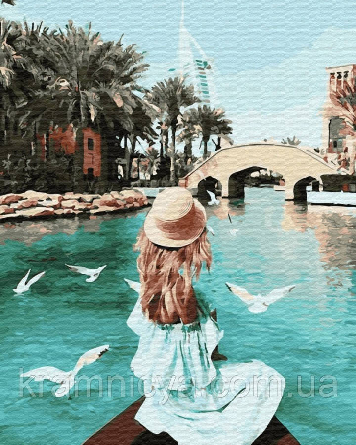 Картина за номерами Човнова прогулянка, 40х50 Brushme (GX34184)