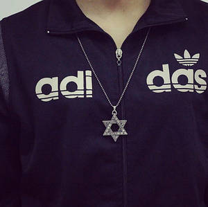 Підвіска, Кулон, Ланцюжок на шию, унісекс, Шестикутна зірка 65 см