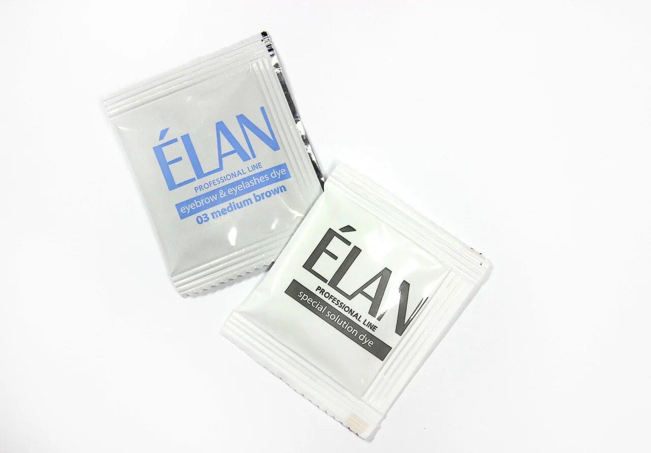 Elan. Гель – фарба для брів з окислювачем, з екстрактом алое.