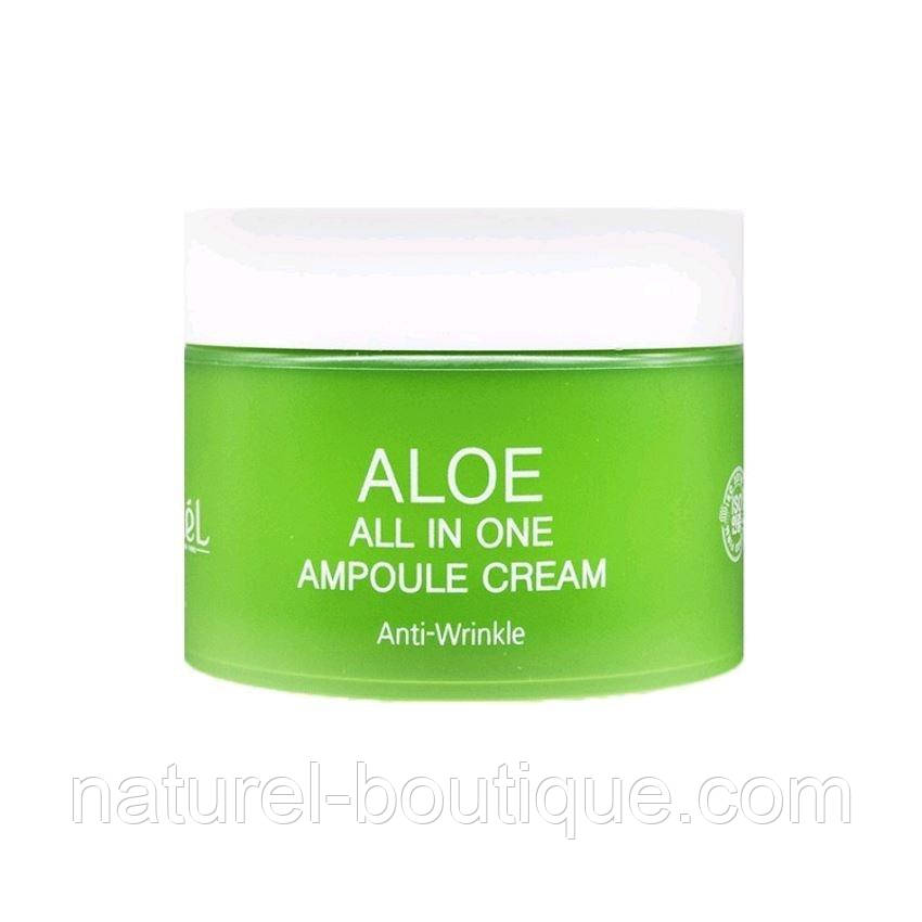 Ампульний крем Ekel Aloe All in One Ampoule Cream з екстрактом
алое