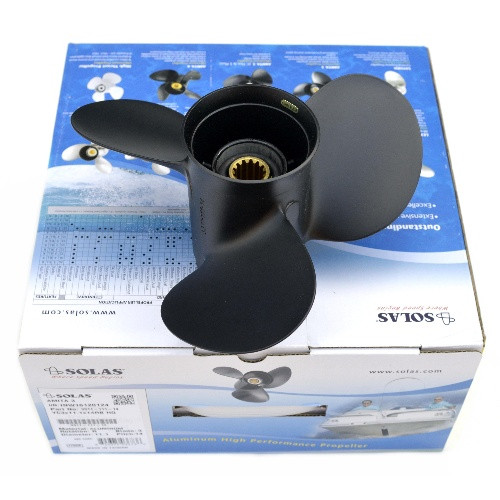 Гвинт Solas 11x17 гребний для човнового двигуна Yamaha, Honda, Parsun 35-60 кс