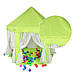 Дитячий ігровий намет - шатер М3759 зеленого кольору мрія будь-якої дитини, фото 5