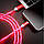 USB Type-C кабель з ефектом струмка 2А, 1м - висока якість - червоний, фото 2