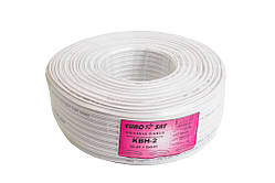 Кабель 3С2V (0,5CU/32х0,12CCA) + 2х0,51CU, діам.-5,0 + 2,5 мм, чорний, 100 м.