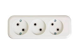 Мережева колодка Lemanso 3 гнізда б/з без кнопки LMK003