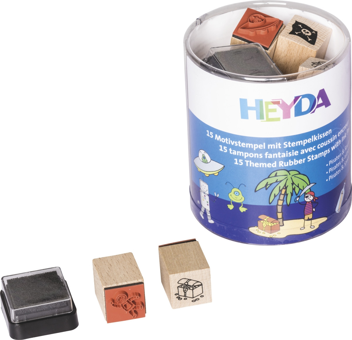 Набір штампів Heyda "Пірати й Астронавти", 15 шт 204888486