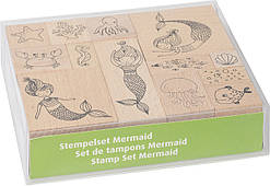 Набір штампів Heyda "Русалка", 13 шт., 12 х 10 х 3 см 204888678
