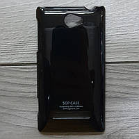 Чехол пластиковый для HTC Desire A620e Rio 8s SPG Case black