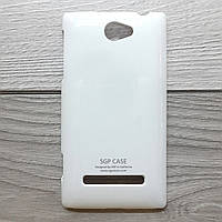 Чехол пластиковый для HTC Desire A620e Rio 8s SPG Case white