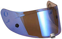 Визор (Стекло) для шлемов HJC HJ-20M для IS-17, FG-17, FG-ST зеркальный (синий)