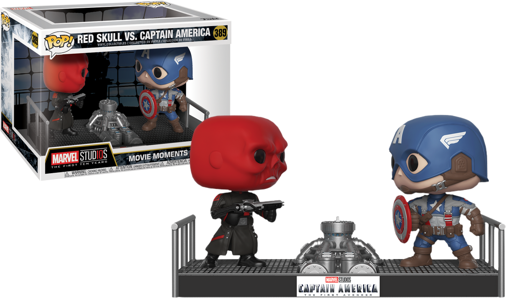 Фігурка Funko Капітан Америка проти Червоного Черепа Red Skull vs Captain America 15 см M RC 389, фото 1