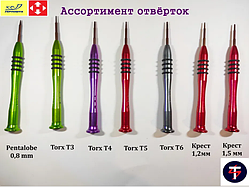 Викрутки для ремонту дрібної техніки TORX T4 — червона