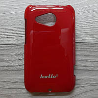 Чехол пластиковый для HTC Desire C / a320e Hollo red