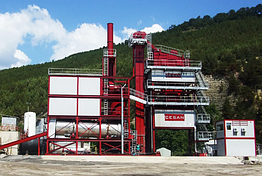 Мобільний асфальтний завод безперервної дії Сеѕап CDMP 100 т/годину