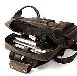 Рюкзак дорожній Vintage 14709 шкіряний Коньячний, фото 2