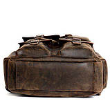 Рюкзак дорожній Vintage 14709 шкіряний Коньячний, фото 5