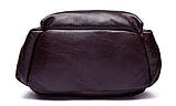 Рюкзак Vintage 14714 шкіряний Сливовий, фото 4