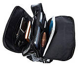 Рюкзак шкіряний під ноутбук Vintage 14845 Чорний, фото 6