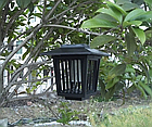 Садовий знищювач комах, пастка для комах 2в1 на сонячній батареї, квадрат LM3409, фото 6