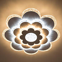 Светодиодная люстра с пультом потолочная ( умный светодиодный светильник) LUMINARIA CAMILLA 75W цветок