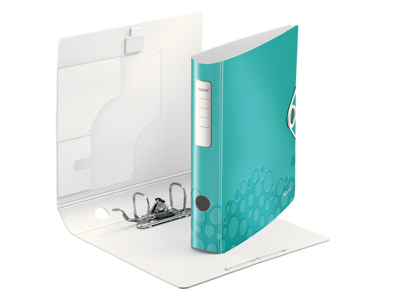 Папка-реєстратор Leitz Active WOW 180°, 65мм, бірюзова, арт. 11070051