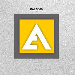 Порошкова фарба RAL 9006 шагрень (ETIKA RAL 9006 wrinkle)