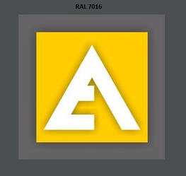 Порошкова фарба RAL 7016 шагрень (ETIKA RAL 7016 wrinkle)