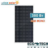 Солнечная панель Ulica Solar UL-380М-72, монокристалл, 5BB