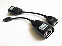 USB 1.1 удлинитель по RJ45 витой паре до 50м, UTP