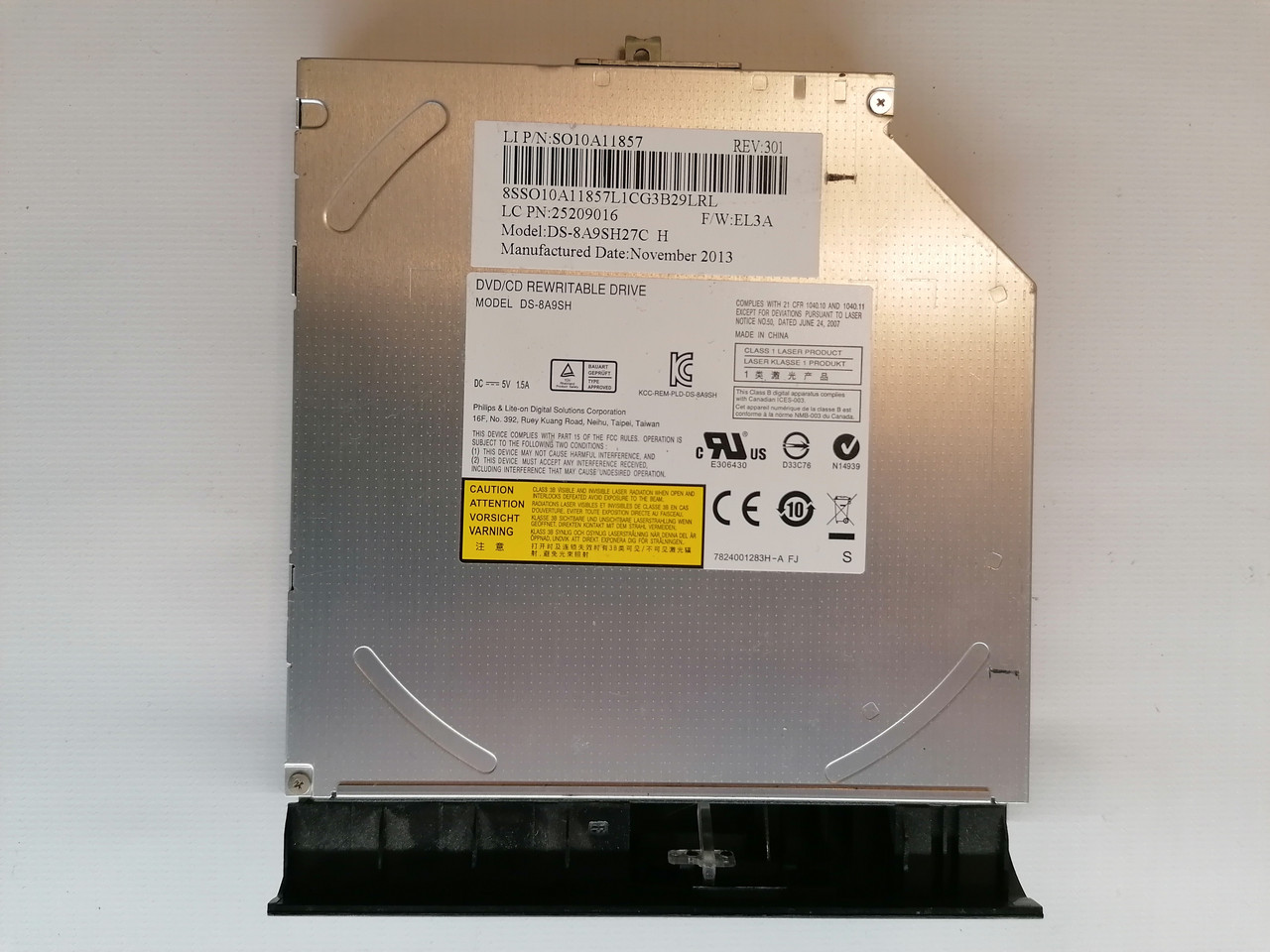 Б/У Оптический привод для ноутбука Lite-On DS-8A9SH27C (P/N - SO10A11857) от LENOVO G500 - фото 1 - id-p1143742256