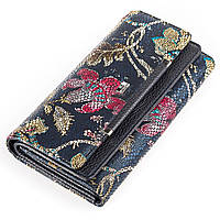 Жіночий гаманець Desisan 17058 шкіряний синій
