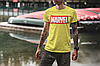 Футболка чоловіча жовта з принтом "Marvel", фото 3