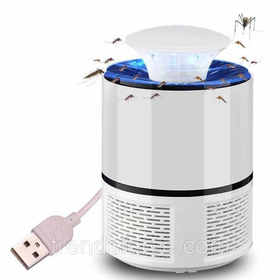 Пастка для комарів знищувач комах Mosquito Killer Lamp Біла 171538