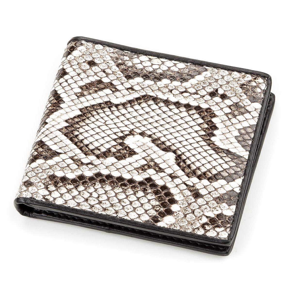 Портмоне SNAKE LEATHER 18206 з натуральної шкіри пітона Різнобарвне, Різнокольоровий