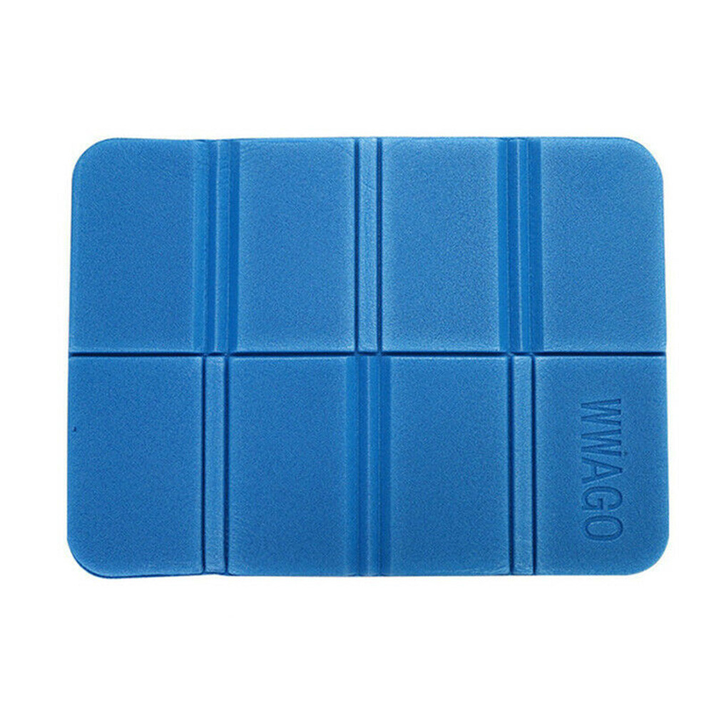 Килимок-сидушка кемпінговий складаний для сидіння Wwago блакитний, фото 1