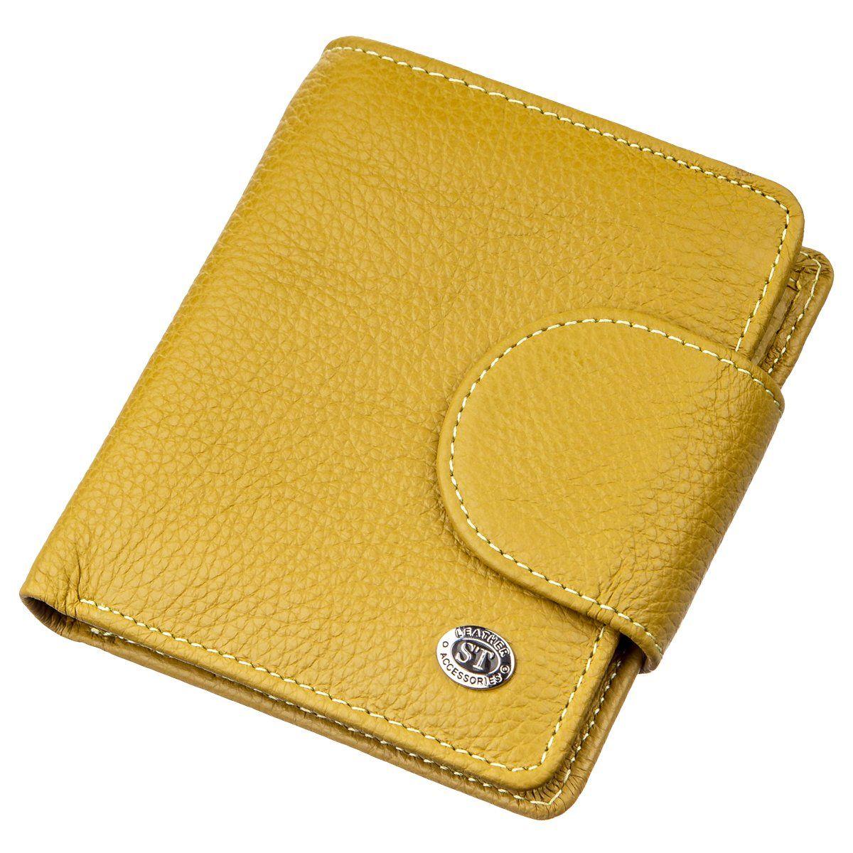 Невелика портмоне для жінок ST Leather 18924 Гірчичний