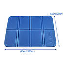 Килимок сидушка кемпінговий складаний для сидіння Wwago чорний, фото 7