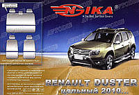 Авточехлы Renault Duster 2010- (цельная) Nika